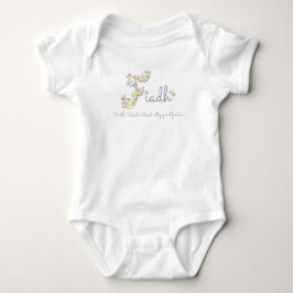 Betekenis meisjesnaam Fiadh F monogram babykleding Romper