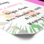 Betekenis naam baby foto poster (Hoek)