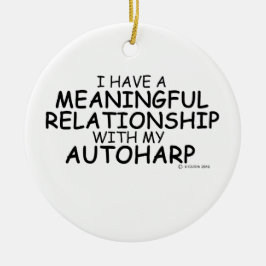 Betekenis Relatie Autoharp Keramisch Ornament