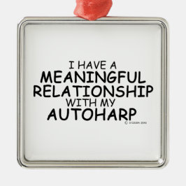 Betekenis Relatie Autoharp Metalen Ornament