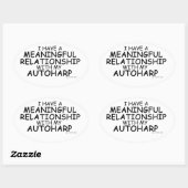 Betekenis Relatie Autoharp Ovale Sticker (Vel)