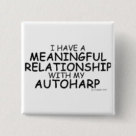 Betekenis Relatie Autoharp Vierkante Button 5,1 Cm