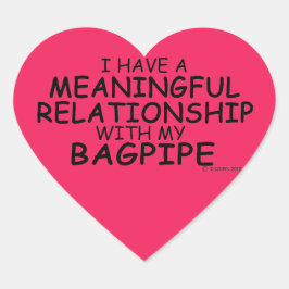 Betekenis Relatie Bagpipe Heart Sticker