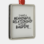 Betekenis Relatie Bagpipe Metalen Ornament (Rechts)