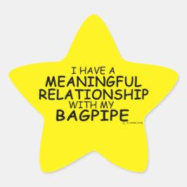 Betekenis Relatie Bagpipe Star Sticker