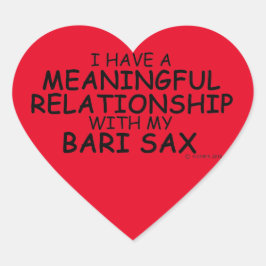 Betekenis Relatie Bari Sax Heart Sticker