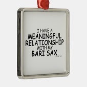 Betekenis Relatie Bari Sax Metalen Ornament (Rechts)
