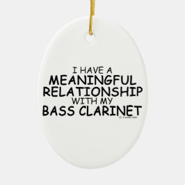 Betekenis Relatie Bass Clarinet Keramisch Ornament
