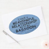 Betekenis Relatie Basson Oval Sticker (Envelop)