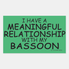 Betekenis Relatie Basson Rechthoekige sticker