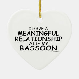 Betekenis Relatie Bassoon Keramisch Ornament