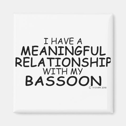 Betekenis Relatie Bassoon Magneet (Voorkant)