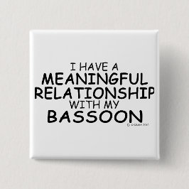 Betekenis Relatie Bassoon Vierkante Button 5,1 Cm