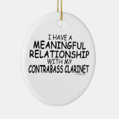Betekenis Relatie Contrabass Clarinet Keramisch Ornament (Rechts)