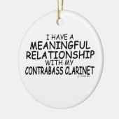 Betekenis Relatie Contrabass Clarinet Keramisch Ornament (Links)