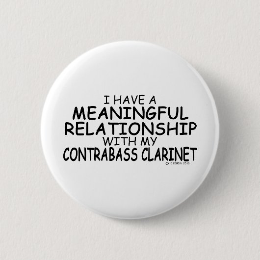 Betekenis Relatie Contrabass Clarinet Ronde Button 5,7 Cm (Voorkant)