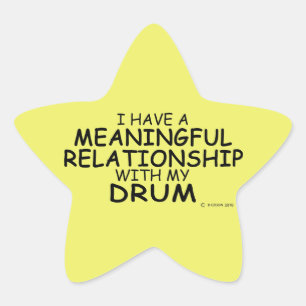 Betekenis Relatie Drum Star-Sticker Ster Sticker
