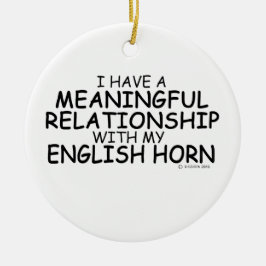 Betekenis Relatie English Horn Keramisch Ornament