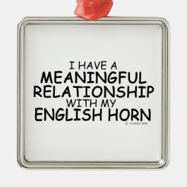 Betekenis Relatie English Horn Metalen Ornament