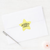 Betekenis Relatie Handbells Star Sticker (Envelop)