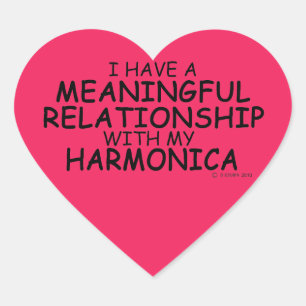 Betekenis Relatie Harmonica Heart Sticker
