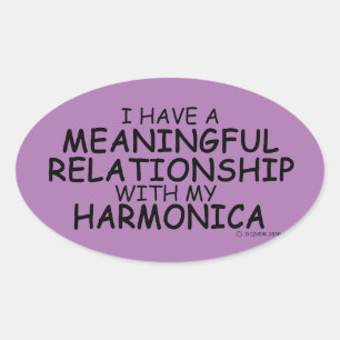 Betekenis Relatie Harmonica Oval Sticker