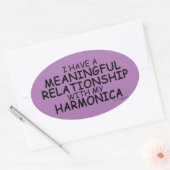 Betekenis Relatie Harmonica Oval Sticker (Envelop)