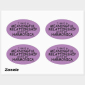 Betekenis Relatie Harmonica Oval Sticker (Vel)