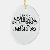 Betekenis Relatie Harpsichord Keramisch Ornament (Rechts)