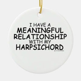 Betekenis Relatie Harpsichord Keramisch Ornament