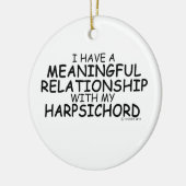 Betekenis Relatie Harpsichord Keramisch Ornament (Links)