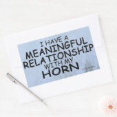 Betekenis Relatie Horn Rechthoekige Sticker (Envelop)