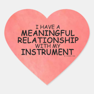 Betekenis Relatie Instrument Harde Sticker