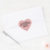 Betekenis Relatie Oboe Heart Sticker (Envelop)