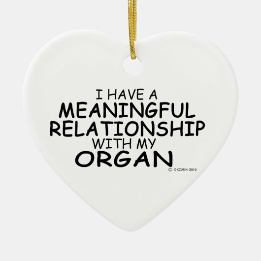 Betekenis Relatie Organ Keramisch Ornament (Voorkant)