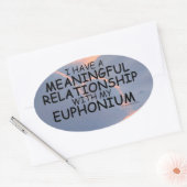 Betekenis Relatie Ovale euphonium-Sticker Ovale Sticker (Envelop)