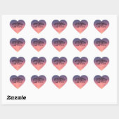 Betekenis Relatie Pan Flute Heart Sticker (Vel)