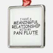 Betekenis Relatie Pan Flute Metalen Ornament (Links)