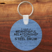 Betekenis Relatie staal drum Sleutelhanger (Voorkant)