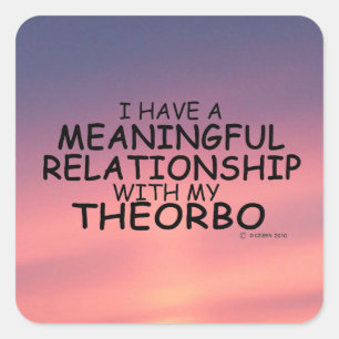 Betekenis Relatie Theorbo Square Sticker