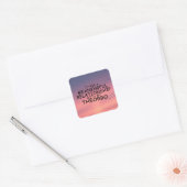 Betekenis Relatie Theorbo Square Sticker (Envelop)