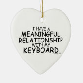 Betekenis Relatie toetsenbord Keramisch Ornament (Rechts)