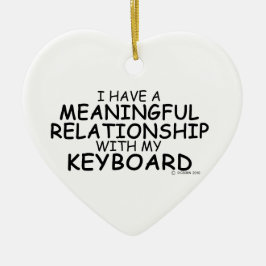 Betekenis Relatie toetsenbord Keramisch Ornament