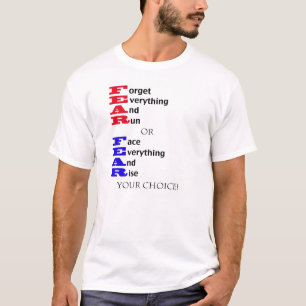 Betekenis van angst t-shirt