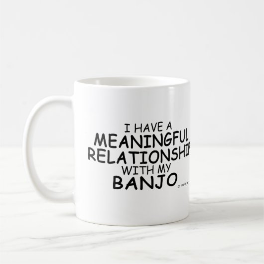 Betekenis van de Mok van Banjo Coffee-Relatie (Links)