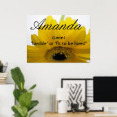 Betekenis van de naam Amanda Poster (Thuiskantoor)