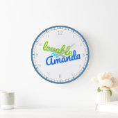 Betekenis van de naam Amanda | Wandklok (Huis)