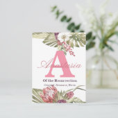 Betekenis van de naam Anastasia Briefkaart (Staand voorkant)