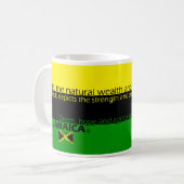 Betekenis van de vlag van Jamaica Koffiemok (Voorkant links)