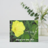 Betekenis van het gele Briefkaart (Staand voorkant)